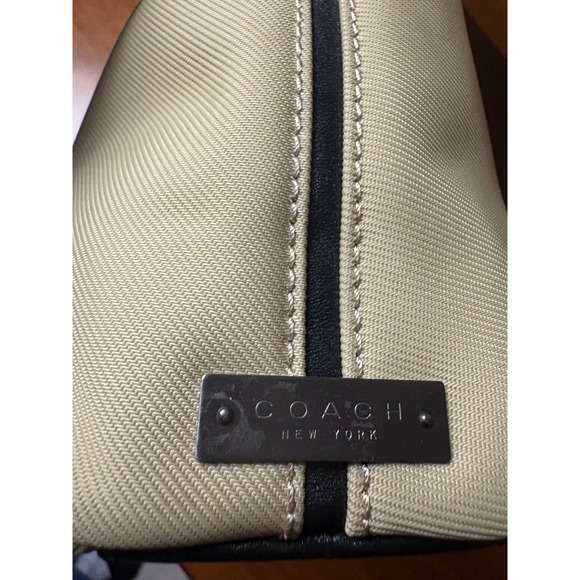Coach Demi East West Shoulder Bag Twill Leather‎ Trim NWT